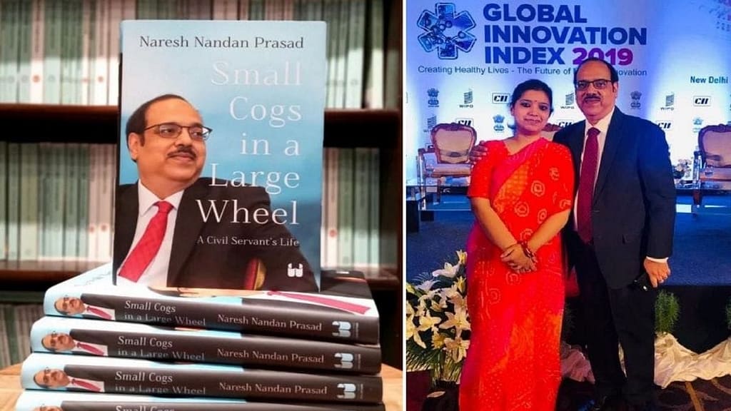 Naresh Nandan Prasad unveils its new book titled 'Small Cogs in a Large Wheel'