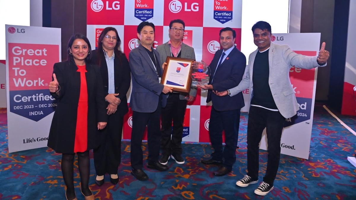 LG Electronics India certified as a Great Place To Work