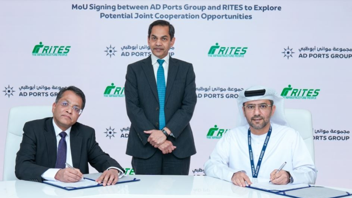 AD Ports Group signs agreements with Gujarat Maritime Board and RITES Limited